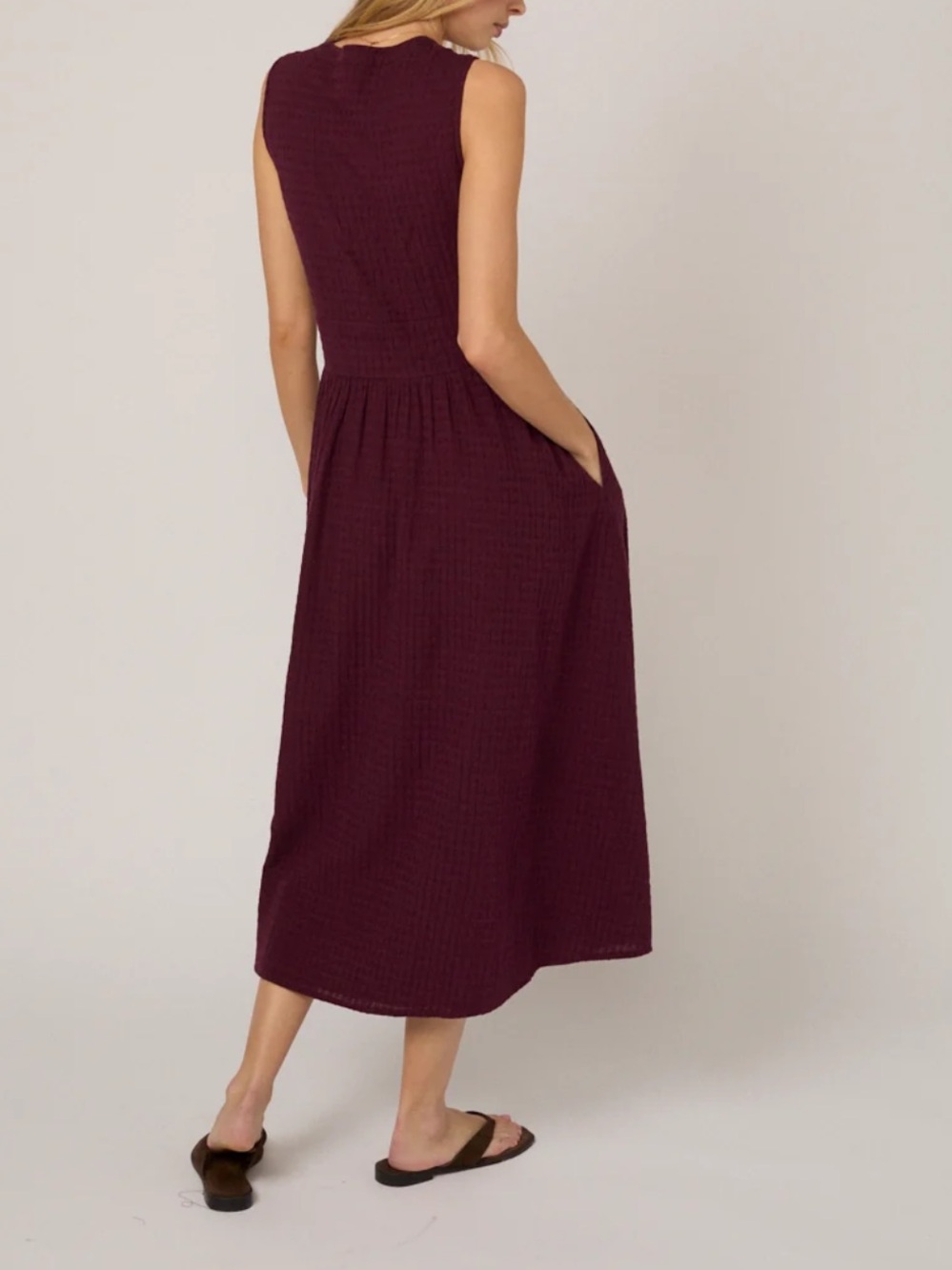 NWT (size 10) Nobody’s child Purple Sleeveless Starlight Midi Dress - Picture 5 of 8